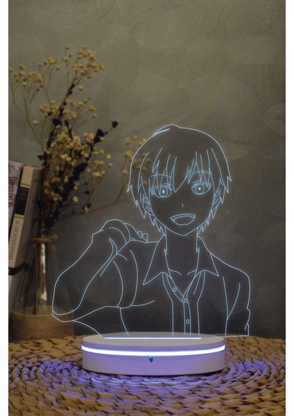 Akabane Karma , Assasination Classroom - 3 Boyutlu 16 Renk Dekoratif Gece Lambası 3d fiyatları