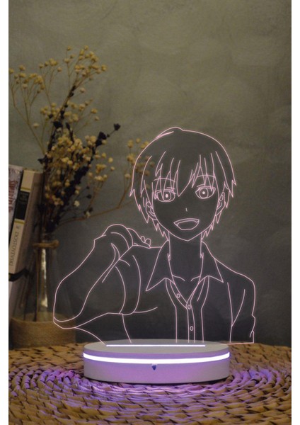 Akabane Karma , Assasination Classroom - 3 Boyutlu 16 Renk Dekoratif Gece Lambası 3d modelleri