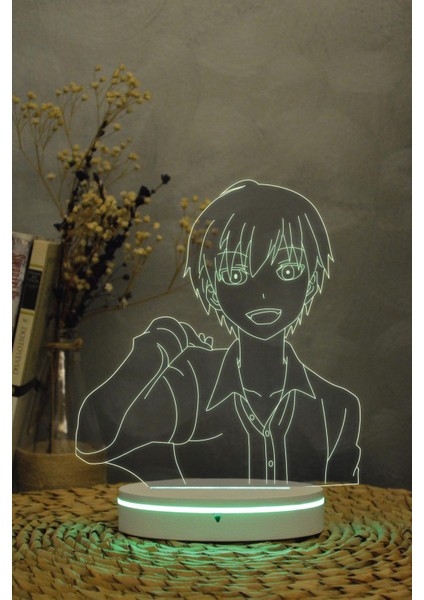 Akabane Karma , Assasination Classroom - 3 Boyutlu 16 Renk Dekoratif Gece Lambası 3d indirimleri