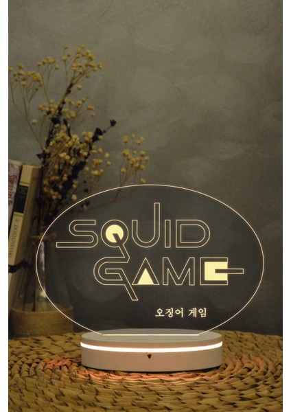 Squad Game - 3 Boyutlu 16 Renk Dekoratif Gece Lambası 3d fırsatları