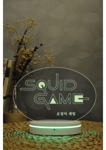 Squad Game - 3 Boyutlu 16 Renk Dekoratif Gece Lambası 3d indirimleri