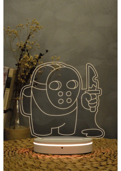 Among Us - 3 Boyutlu 16 Renk Dekoratif Gece Lambası 3d fırsatları