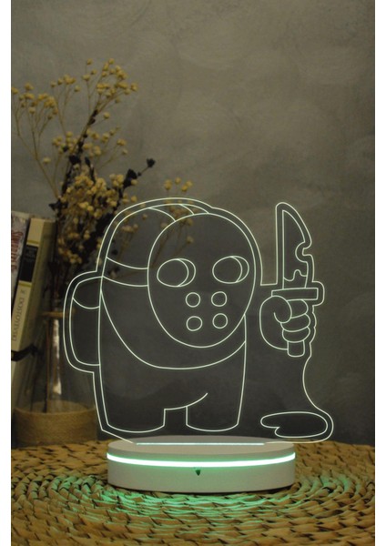 Among Us - 3 Boyutlu 16 Renk Dekoratif Gece Lambası 3d indirimleri