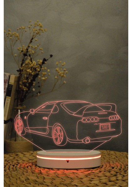 Supra - 3 Boyutlu 16 Renk Dekoratif Gece Lambası 3d fiyatları