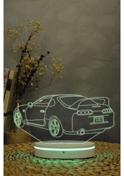 Supra - 3 Boyutlu 16 Renk Dekoratif Gece Lambası 3d indirimleri