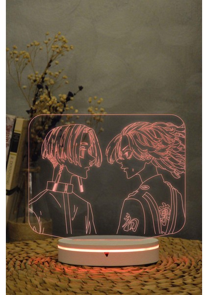 Izana Ve Mikey , Tokyo Revengers - 3 Boyutlu 16 Renk Dekoratif Gece Lambası 3d fiyatları