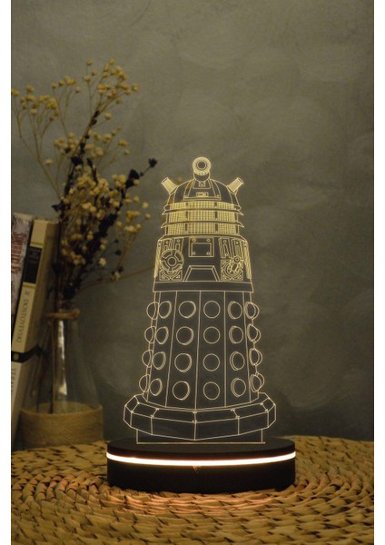 Dalek , Doctor Who - 3 Boyutlu 16 Renk Dekoratif Gece Lambası 3d