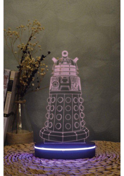 Dalek , Doctor Who - 3 Boyutlu 16 Renk Dekoratif Gece Lambası 3d fırsatları