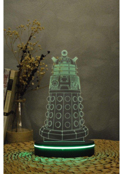 Dalek , Doctor Who - 3 Boyutlu 16 Renk Dekoratif Gece Lambası 3d indirimleri