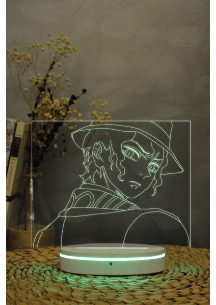 Muzan - Demon Slayer - 3 Boyutlu 16 Renk Dekoratif Gece Lambası 3d indirimleri