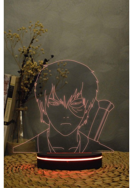 Zuko , Avatar - 3 Boyutlu 16 Renk Dekoratif Gece Lambası 3d