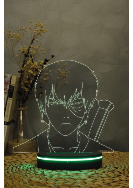 Zuko , Avatar - 3 Boyutlu 16 Renk Dekoratif Gece Lambası 3d