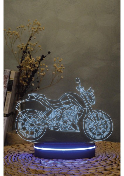 Ktm 250 Duke Motosiklet - 3 Boyutlu 16 Renk Dekoratif Gece Lambası 3d fiyatları