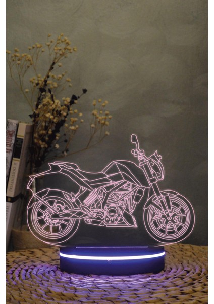Ktm 250 Duke Motosiklet - 3 Boyutlu 16 Renk Dekoratif Gece Lambası 3d modelleri