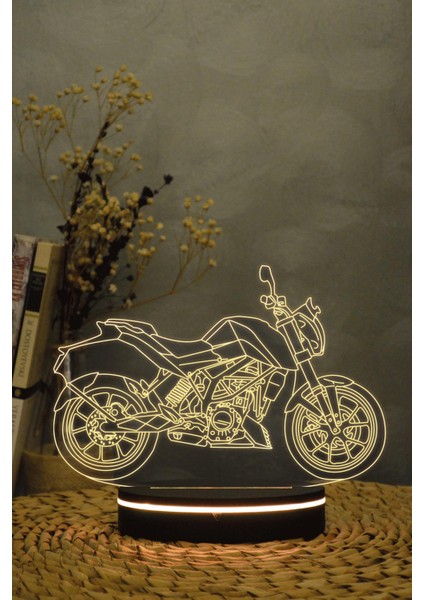Ktm 250 Duke Motosiklet - 3 Boyutlu 16 Renk Dekoratif Gece Lambası 3d fırsatları