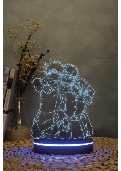 Yuno , Black Clover - 3 Boyutlu Dekoratif Gece Lambası 3d