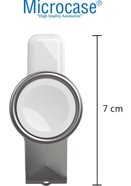 Apple Watch Series 10 42MM / 46 mm 2in1 Type-C&usb Manyetik Şarj Aygıtı AL2730 Beyaz