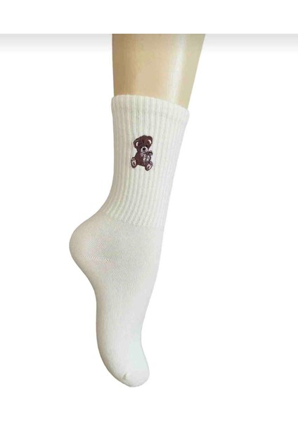Ayıcıklı Cotton Çorap 2 Çift