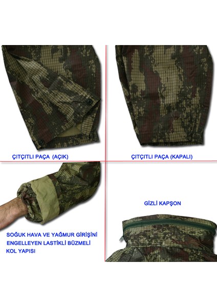 Imperteks Takım Yağmurluk 11010 (Dijital Kamuflaj) Xxl fiyatları