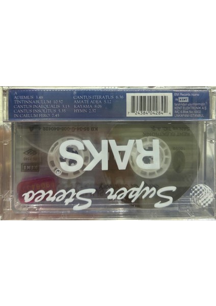Adiemus – Songs Of Sanctuary 1995 Baskı Ambalajlı (Kaset)