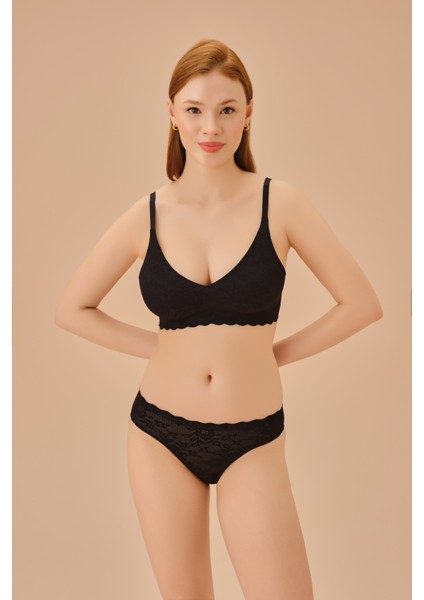 Invisible Soft Dantelli Slip Külot