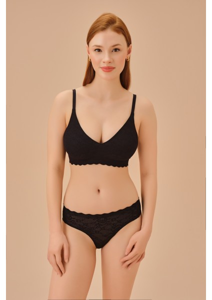 Invisible Soft Dantelli Slip Külot