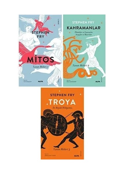 Yunan Mitleri Serisi - 3 Kitap Takım