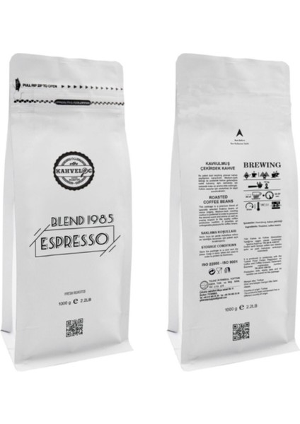 Blend 1985 Espresso Çekirdek Kahve 1000gr