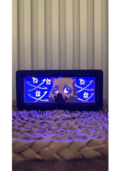 Inosuke , Demon Slayer - Işık Kutusu, Gölge Kutusu, Anime, Light Box