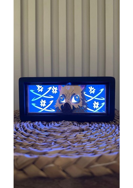 Inosuke , Demon Slayer - Işık Kutusu, Gölge Kutusu, Anime, Light Box
