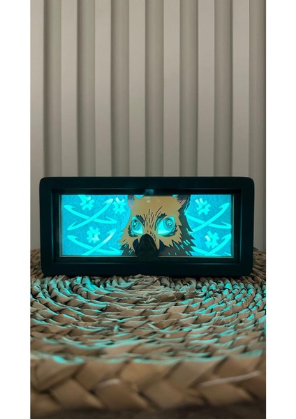Inosuke , Demon Slayer - Işık Kutusu, Gölge Kutusu, Anime, Light Box