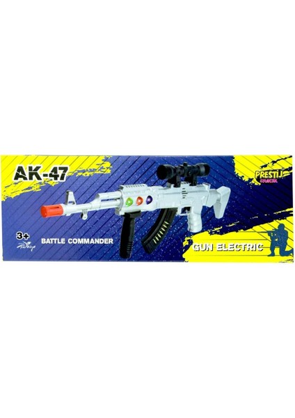 Nessiworld Ak-47 Gun Electric Işıklı Sesli Tüfek