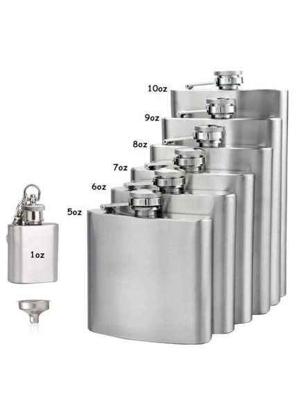 Çelik 5 Oz 147 Ml Içki Matarası