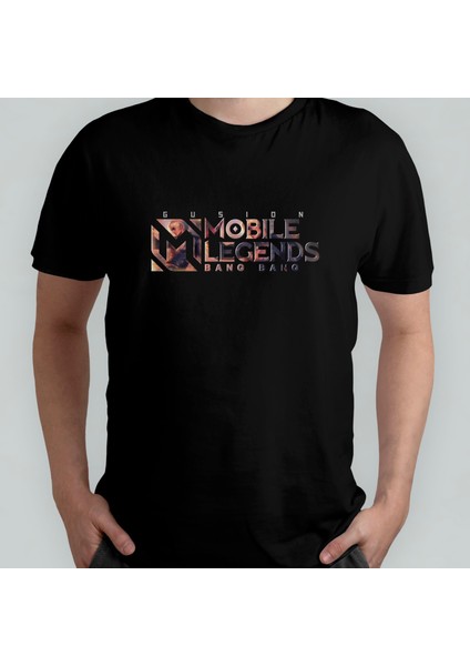 Mobile Legends Gusion Pamuklu Bisiklet Yaka T-Shirt Model 1