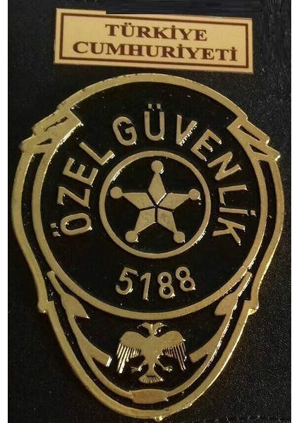 Özel Güvenlik Cüzdan Rozeti Al-Sadece Özel Güvenlik Görevlisi Satın Alabılır.sıvıle Satılmaz