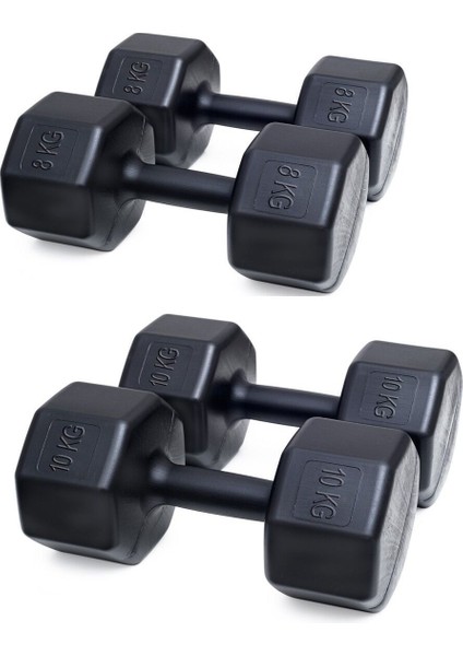 Tekno Trust Ps Spor 36 kg 2 Li Dambıl Set = 8 kg x 2 Adet 10 kg x 2 Adet