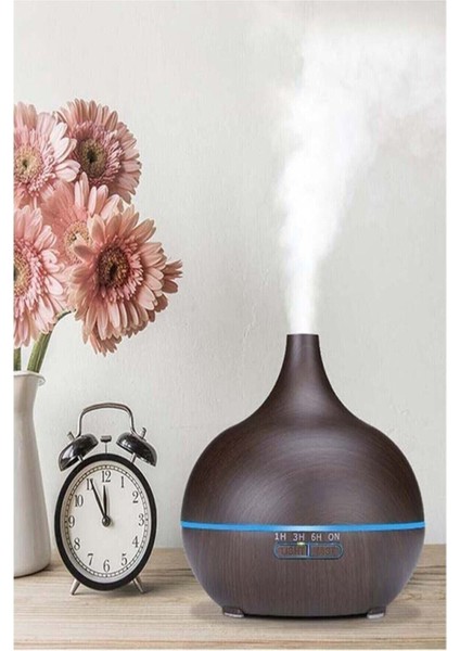 Uzaktan Kumandalı 550 ml Ultrasonik Aroma Difüzörü ve Hava Nemlendirici, 7 Renk LEDs fiyatları
