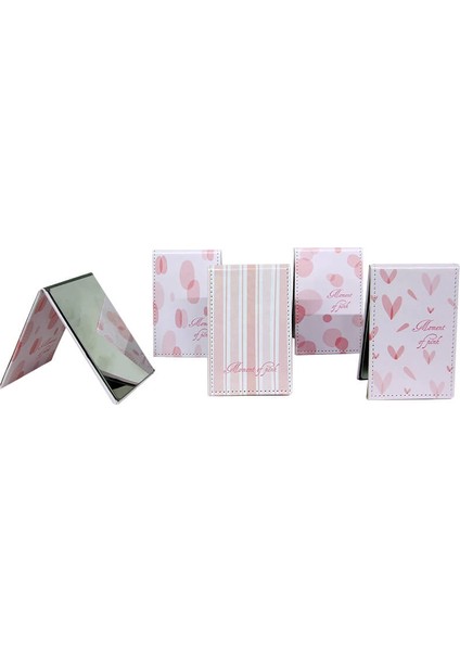Cep Aynası Standlı Pembe