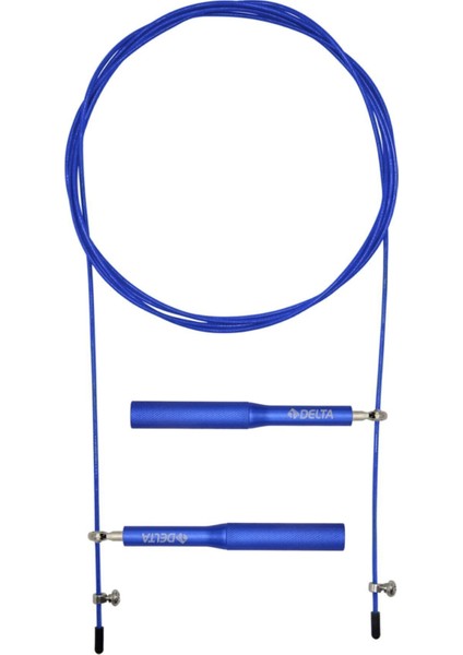 Hızlı Atlama İpi, Alüminyum Sap, Çelik Telli, Renk: Mavi, Türkiye Menşei fiyatları