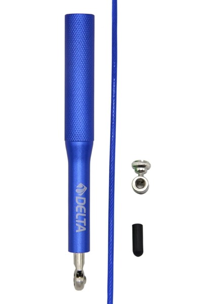 Hızlı Atlama İpi, Alüminyum Sap, Çelik Telli, Renk: Mavi, Türkiye Menşei indirimleri