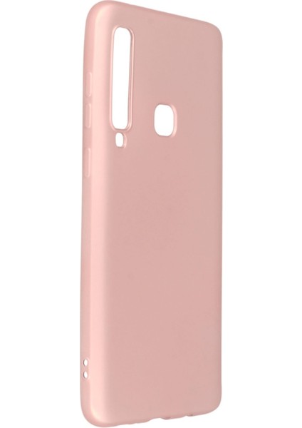 Samsung Galaxy A9 2018 Kılıf Premium Rubber Silikon - Rose Gold 13