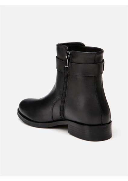 Hudson Siyah Kadın Deri Bot fırsatları