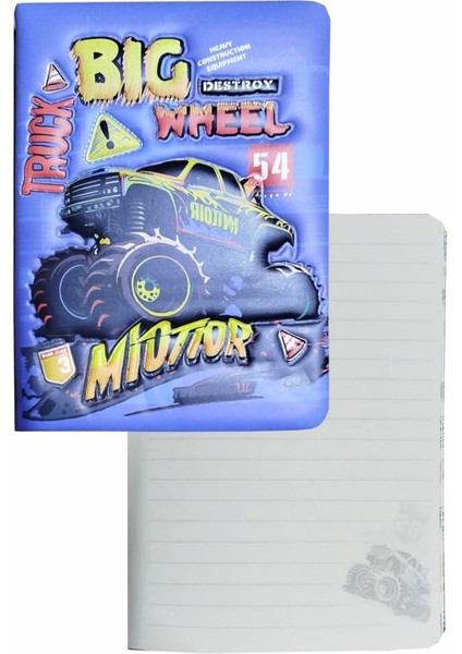 Kabartmalı Not Defteri 1 Adet 96 Yaprak Çizgili Sukuşi Hatıra Defteri Squishy Erkek Modeli Hatıra Anı Defteri 13X18 cm