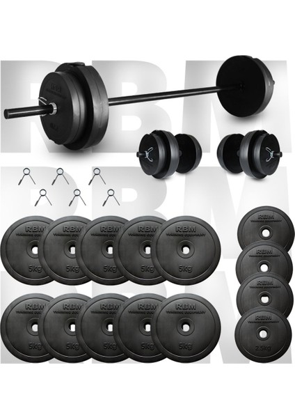 65 kg Dambıl Seti, Halter Seti ve Ağırlık Fitness Seti modelleri
