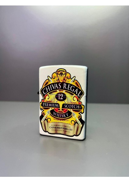 Zippo Model Lazer Baskı Benzinli Metal Çakmak