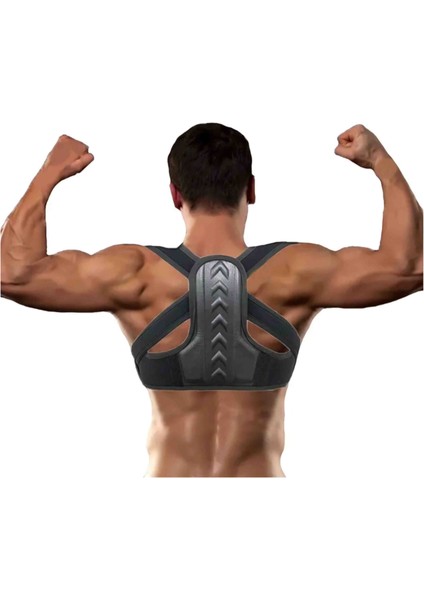 Premium Neopren Unisex Thermoform Sırt Düzleştirici Fitness Korse