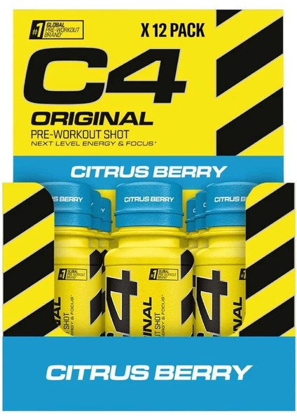 C4 Preworkout Shot 60 ml x 12 adet