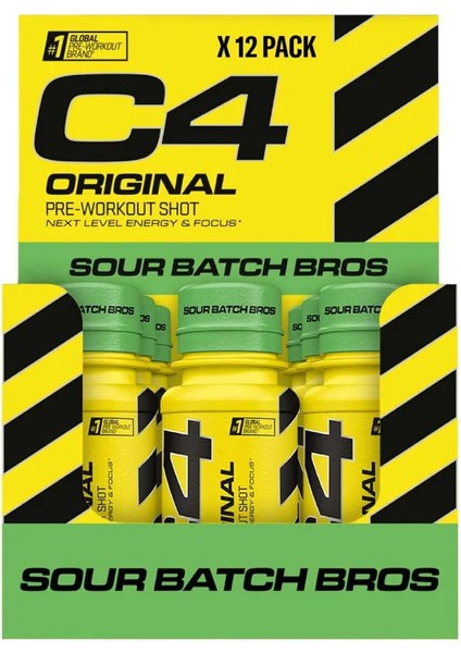 C4 Preworkout Shot 60 ml x 12 adet
