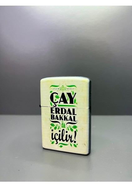 Zippo Model Lazer Baskı Benzinli Metal Çakmak