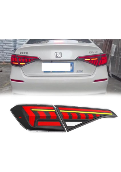 Honda civic fe1 stop lambası ledli sportline 2021+